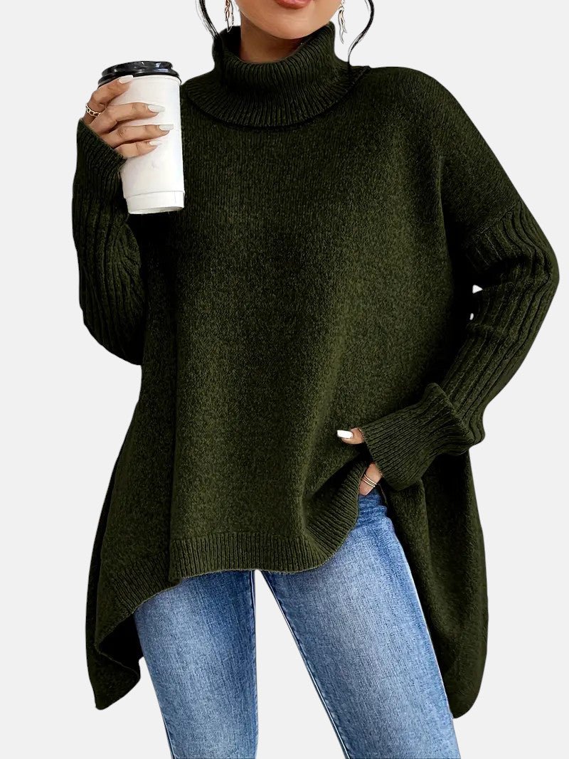 BRIGITTE – LONG TURTLENECK SWEATER